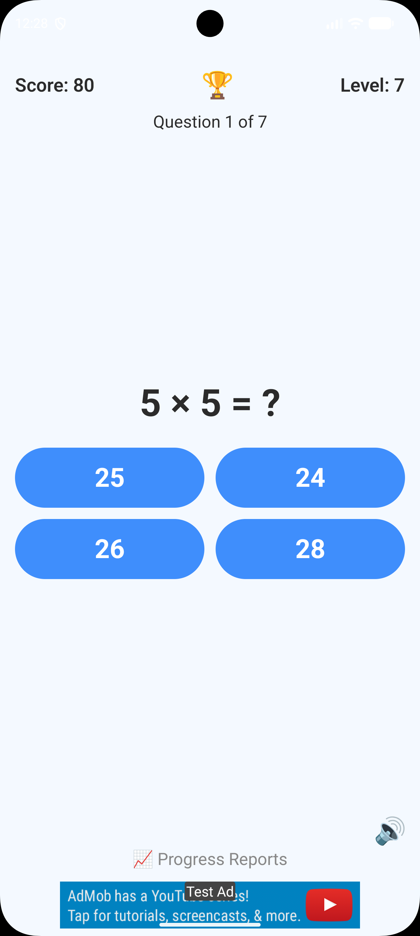 Math Ninjas daily challenge and level select